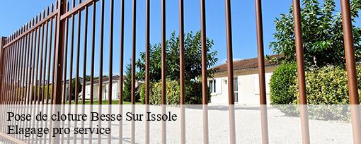 Pose de cloture  besse-sur-issole-83890 Elagage pro service